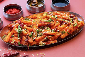 Honey Chilly Potatoes