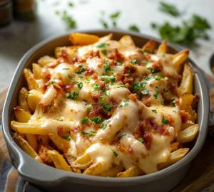 Cheesy msala fries