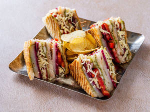 Cheese Veg Grilled Sandwich