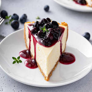 Blueberry Cheese Cake slice