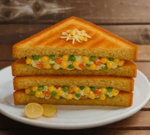 Mixed Veg Cheese Corn Grilled Sandwich