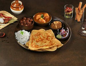 Banarasi Dum Aloo Veg Thali