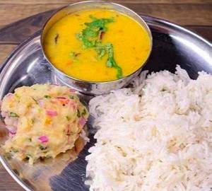 Rice Dal chokha Combo