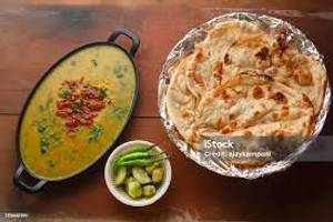 Dal Fry(300ml) +3 Tandoori Butter Roti
