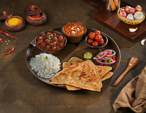 Amritsari Chole Veg Thali