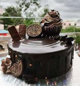 Dark chocolate cake