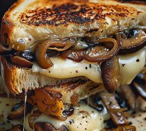Mushroom mash sandwich 
