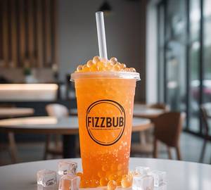 Orange Ice Boba