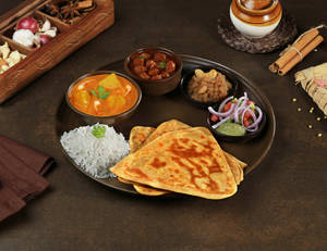 Paneer Butter Masala Veg Thali