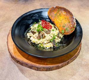 Mushroom Millet Risotto