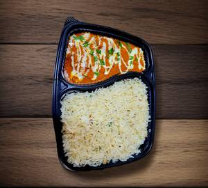 Jeera Rice with Paneer Butter Masala
