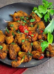 Pepper chicken dry