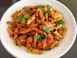 Penne Arrabiata Red Sauce Chicken Pasta