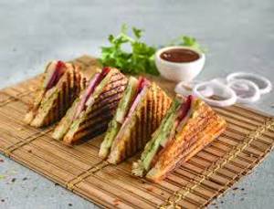 Fresh veggie sandwich