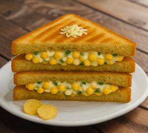 American Corn Cheese Sandwich