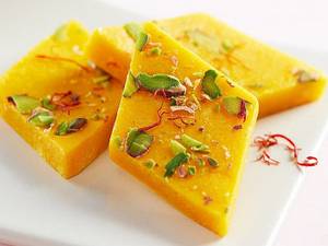 Kesar Kaju Katli