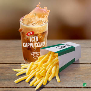 Hazelnut Iced Cappuccino & Medium Fries