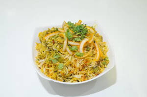 Veg Biryani + Roasted Papad + Salad
