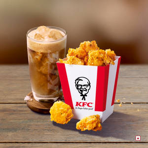 Iced Americano & Regular Popcorn