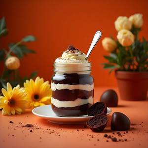 Choco Truffle Jar Cake  (Milky Cake)