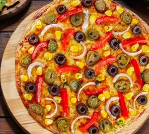 Red Paprika Sweet Corn Veg Cheese Pizza [8 Inches]