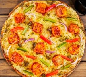 Red Paprika Paneer Onion Cheese Pizza [8 Inches]