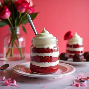 Red Velvet Jar Cake (Milky Cake)