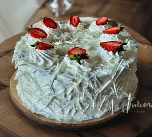 White Forest Cake