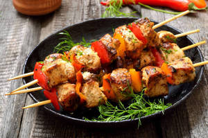 Chicken Paprika Skewers