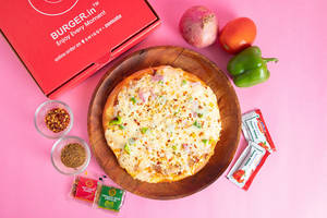 Cheese Onion Capsicum Pizza