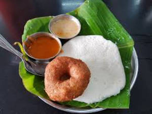 2 Idly 1 Wada Sambar