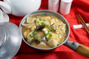 Chicken Shiitake Mushroom Hot Pot Rice