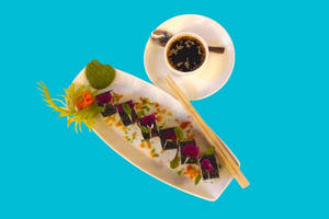 Spicy Shrimp Roll (Uramaki)