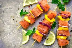 Fish Garlic Kebab