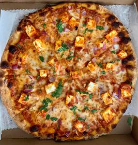 Masala paneer pizza
