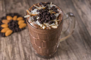 Chocolate Badam Cream Milkshake