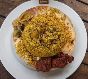 Mini Chicken Kebab Donne Biryani
