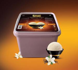 Bulk vanila plastic Ice Cream  [4000 ml]