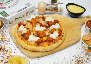 Cheesy Macaroni Non-veg Pizza