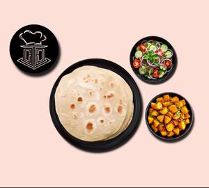 2 Roti With Aloo Sabzi