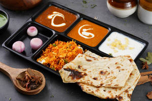Plain Naan Thali