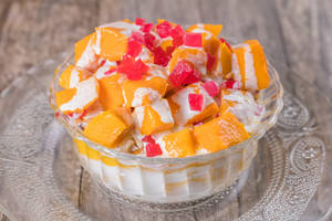 Fruit Salad Dryfruit Cream Milkshake