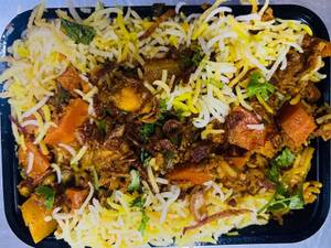 Mini Zafrani Veg Dum Biryani