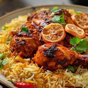 Bbq Chicken Biryani
