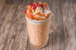 Papaya Dryfruit Cream Milkshake