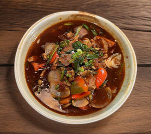 Roasted Lamb And Bok Choy In Anise Sauce