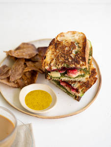 Grilled Bombay Style Sandwich