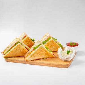 V Chicken Triple Layer Sandwich