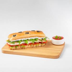 Garden Veggie Sandwich In Focaccia