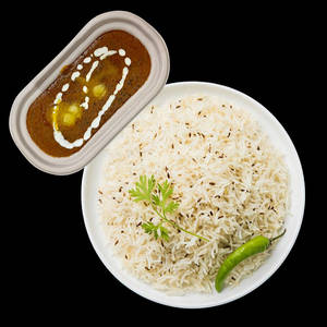 Dal Makhni + Jeera Rice